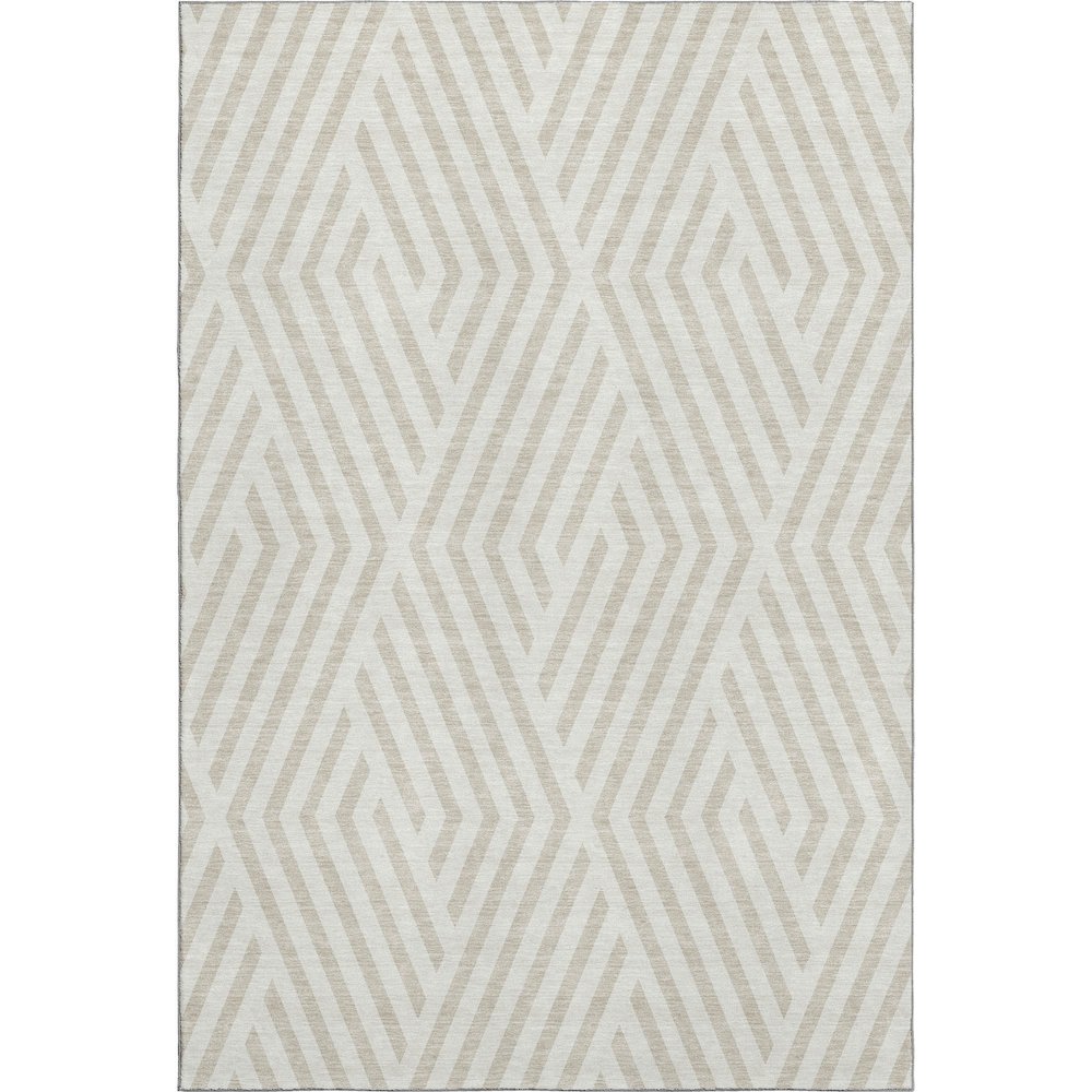 Premium Machine Washable Mayfield  Ivory 2'6" x 3'10" Rug. Picture 1