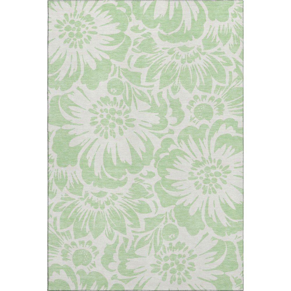 Premium Machine Washable Mayfield  Mint 2'6" x 3'10" Rug. Picture 1