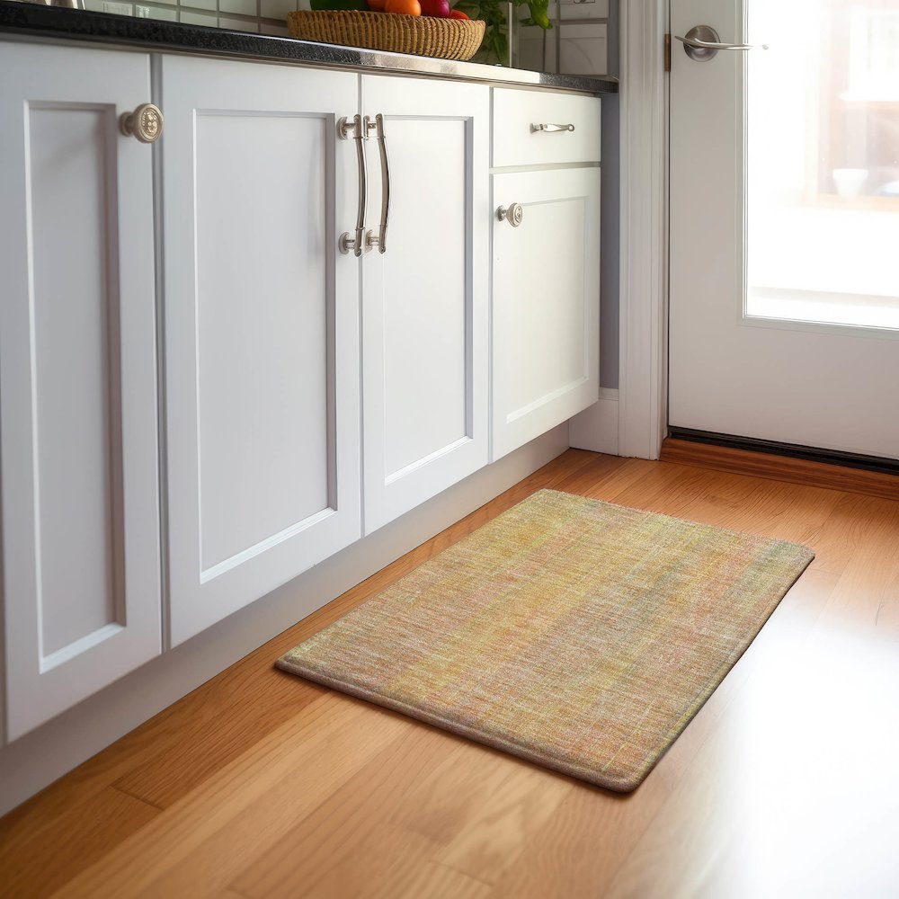Premium Machine Washable Mayfield  Blush 1'8" x 2'6" Rug. Picture 5
