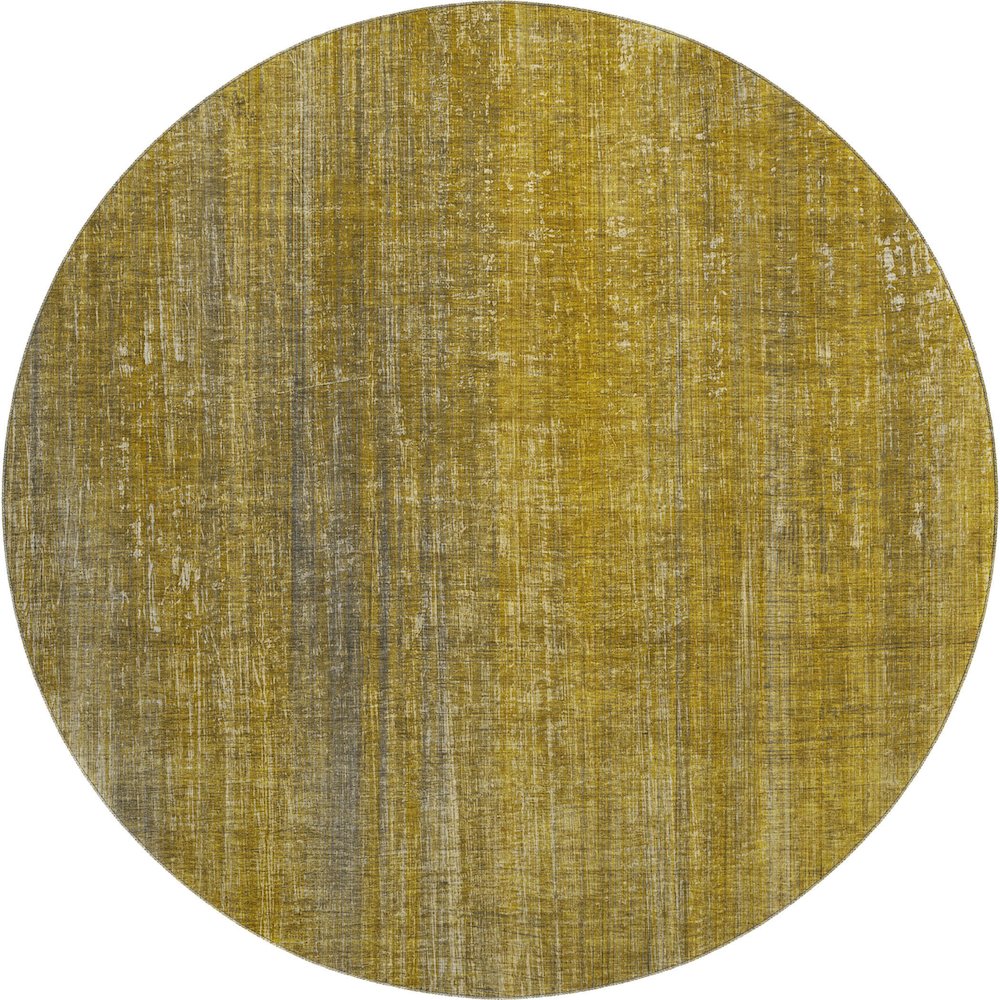 Premium Machine Washable Mayfield  Chocolate 8' x 8' Round Rug. Picture 1