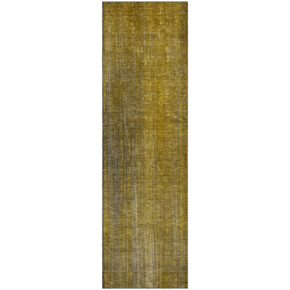Premium Machine Washable Mayfield  Chocolate 2'3" x 7'6" Runner Rug. Picture 1