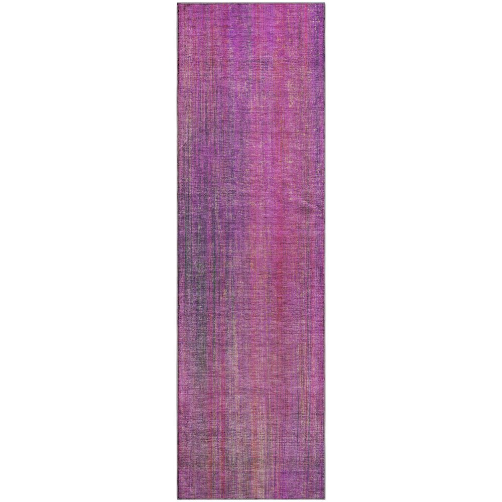 Premium Machine Washable Mayfield  Lilac 2'3" x 7'6" Runner Rug. Picture 1