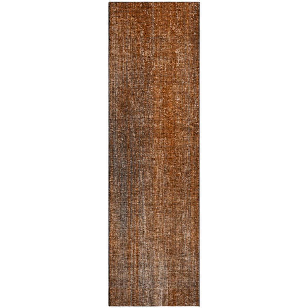 Premium Machine Washable Mayfield  Paprika 2'3" x 7'6" Runner Rug. Picture 1