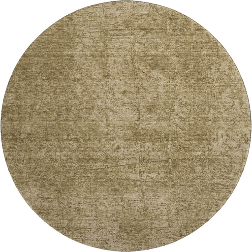 Premium Machine Washable Mayfield  Beige 8' x 8' Round Rug. Picture 1
