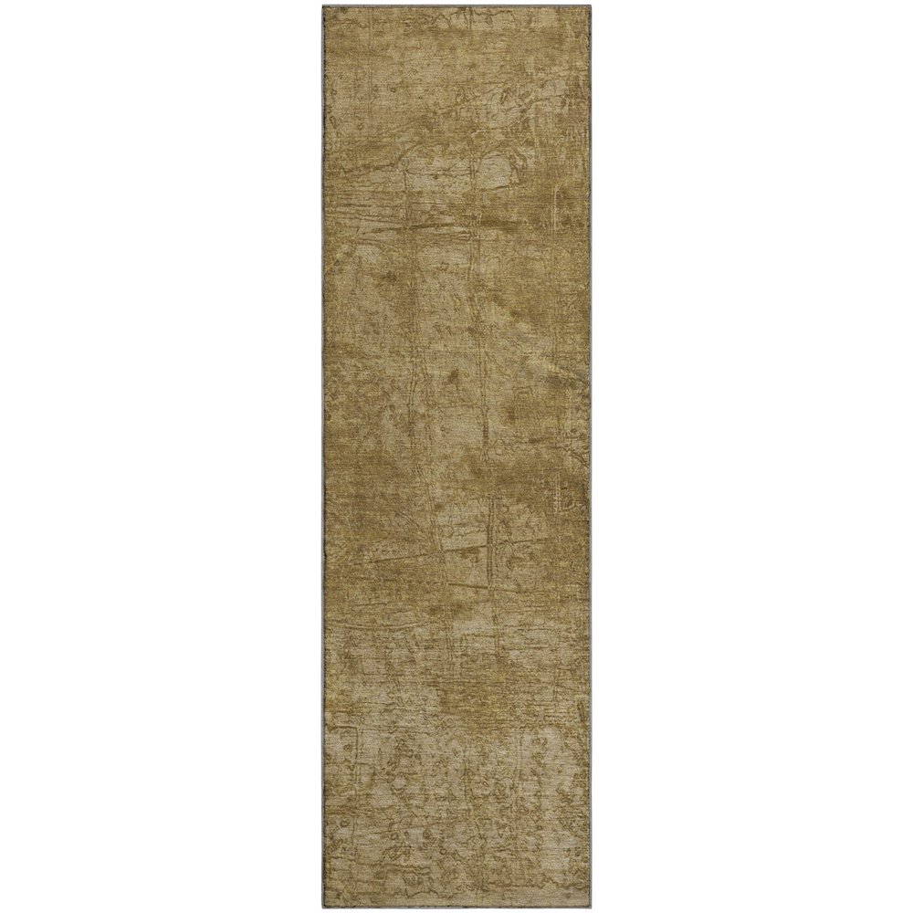 Premium Machine Washable Mayfield  Beige 2'3" x 7'6" Runner Rug. Picture 1