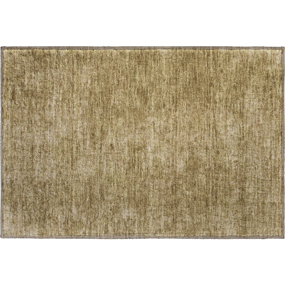 Premium Machine Washable Mayfield  Beige 1'8" x 2'6" Rug. Picture 1