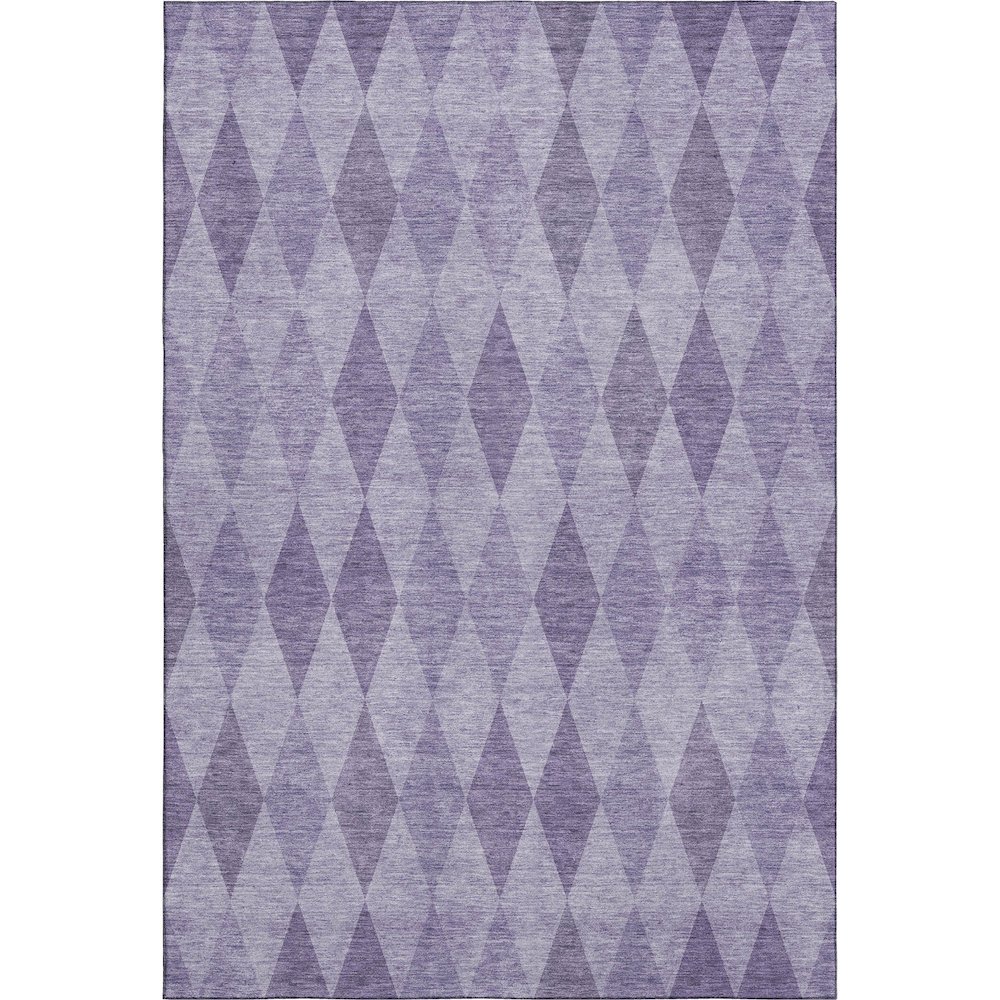 Premium Machine Washable Mayfield  Purple 2'6" x 3'10" Rug. Picture 1