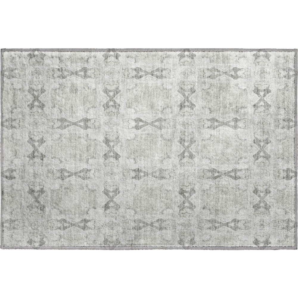 Premium Machine Washable Mayfield  Ivory 1'8" x 2'6" Rug. Picture 1