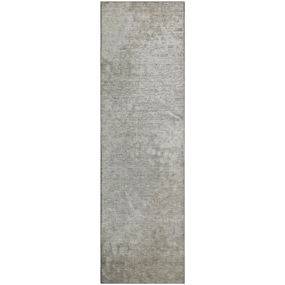 Premium Machine Washable Mayfield  Beige 2'3" x 7'6" Runner Rug. Picture 1