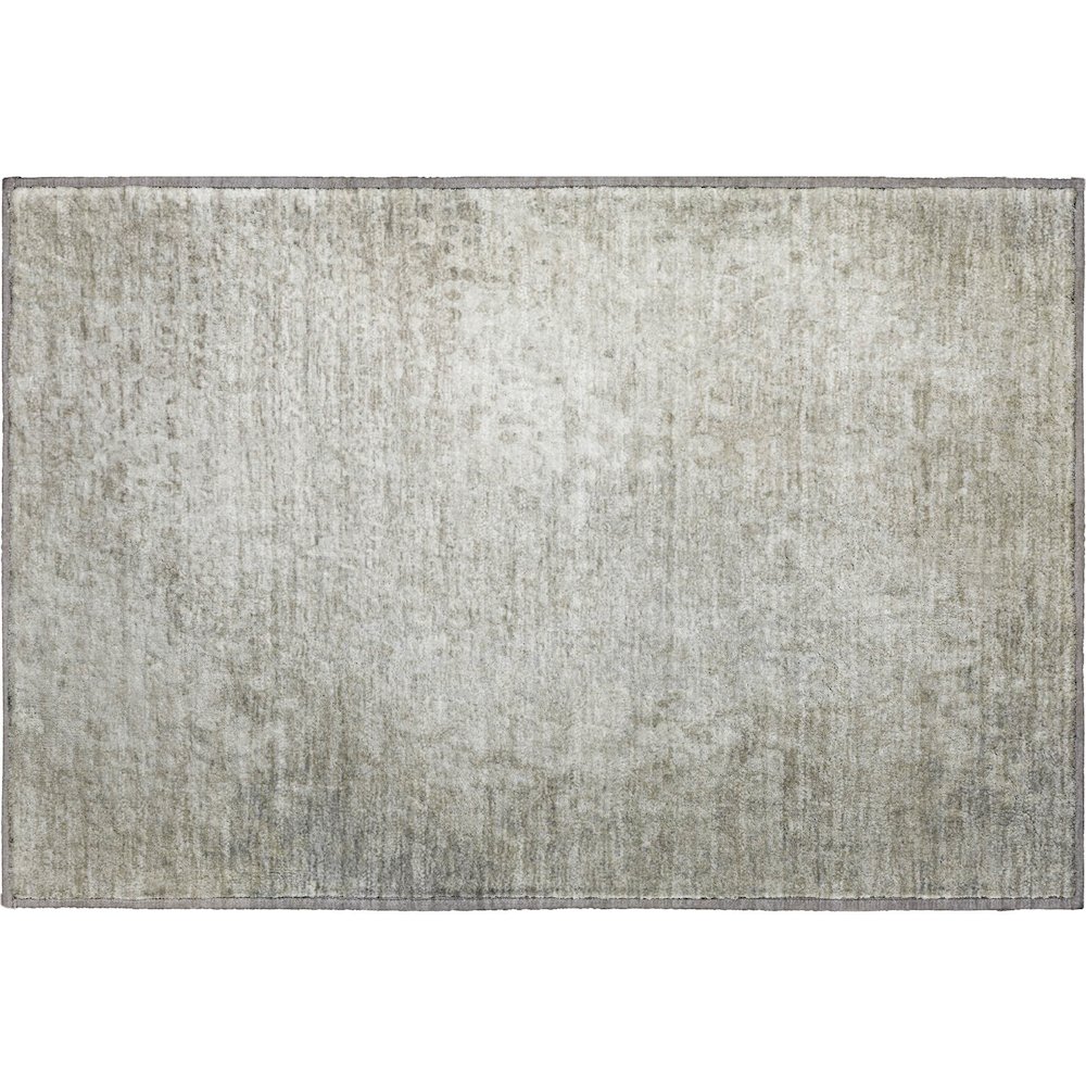 Premium Machine Washable Mayfield  Beige 1'8" x 2'6" Rug. Picture 1