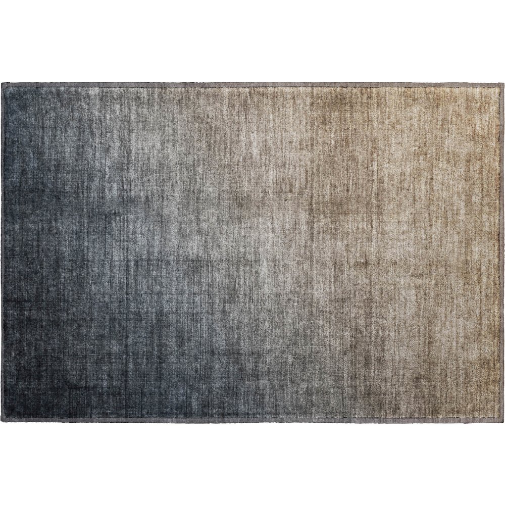Premium Machine Washable Mayfield  Gray 1'8" x 2'6" Rug. Picture 1