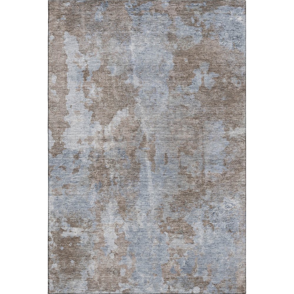 Premium Machine Washable Mayfield  Brown 2'6" x 3'10" Rug. Picture 1