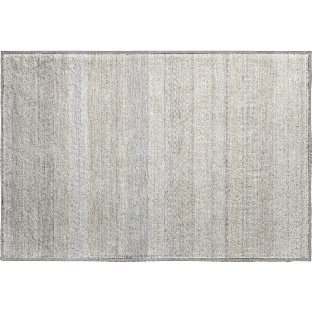 Premium Machine Washable Mayfield  Ivory 1'8" x 2'6" Rug. Picture 1