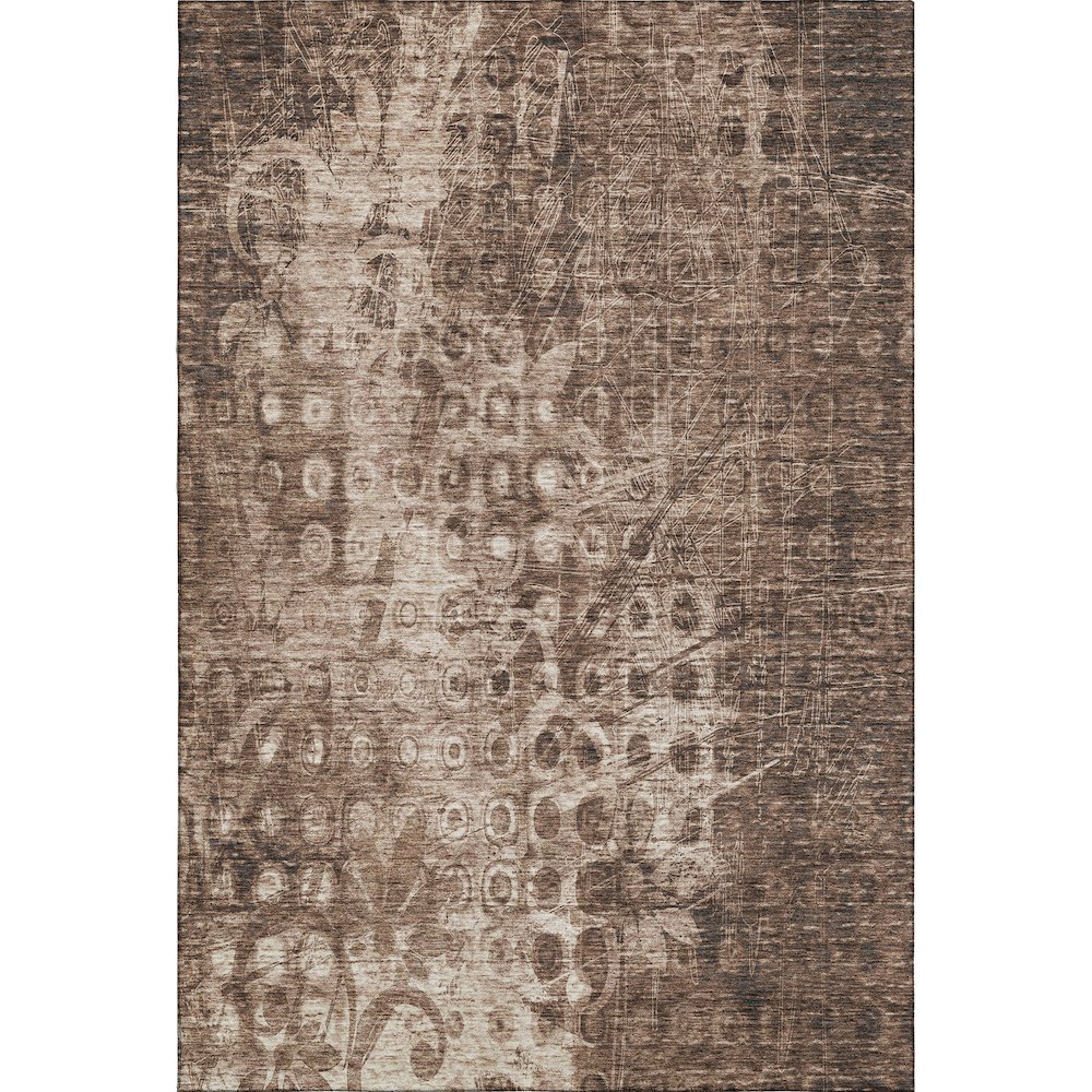 Premium Machine Washable Mayfield  Chocolate 2'6" x 3'10" Rug. Picture 1