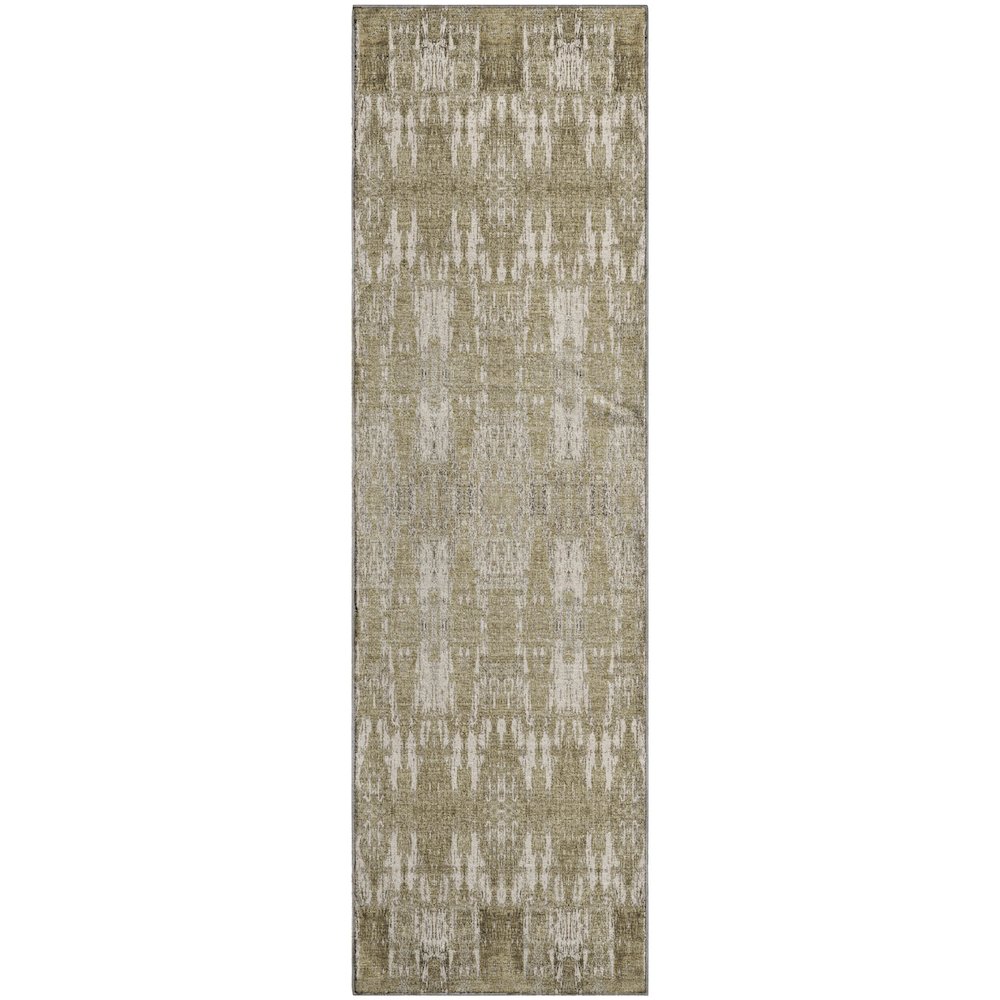 Premium Machine Washable Mayfield  Beige 2'3" x 7'6" Runner Rug. Picture 1