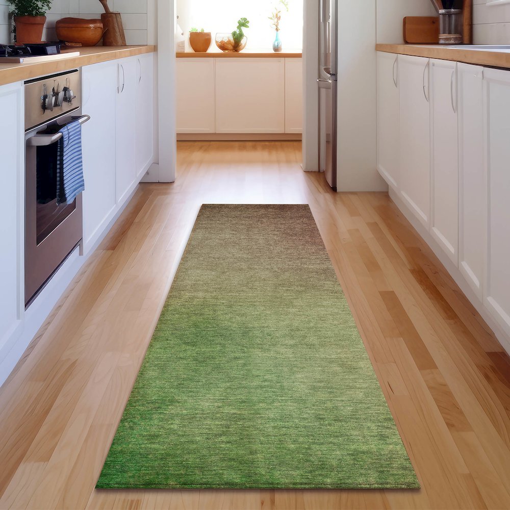 Premium Machine Washable Mayfield  Blush 2'3" x 7'6" Runner Rug. Picture 5
