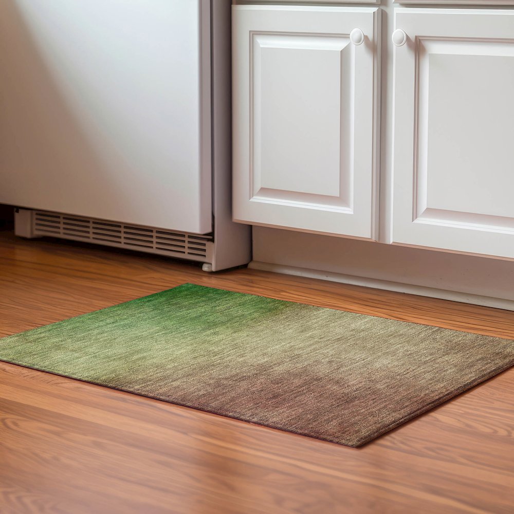 Premium Machine Washable Mayfield  Blush 1'8" x 2'6" Rug. Picture 5