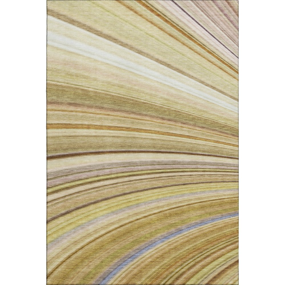 Premium Machine Washable Mayfield  Beige 2'6" x 3'10" Rug. Picture 1
