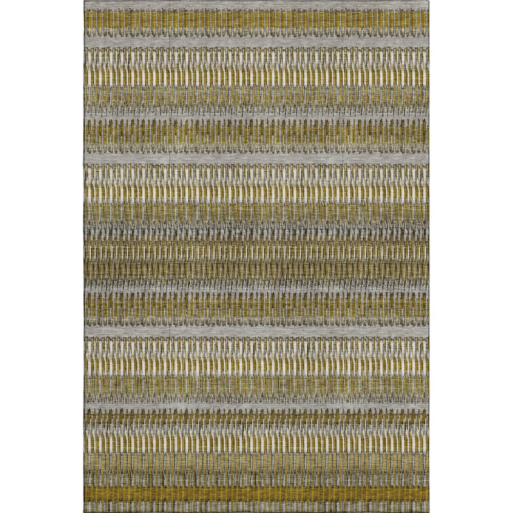 Premium Machine Washable Mayfield  Coffee 2'6" x 3'10" Rug. Picture 1