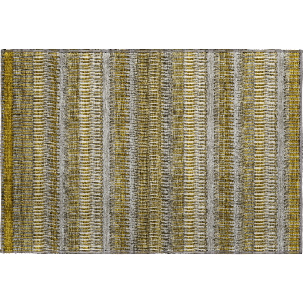 Premium Machine Washable Mayfield  Coffee 1'8" x 2'6" Rug. Picture 1