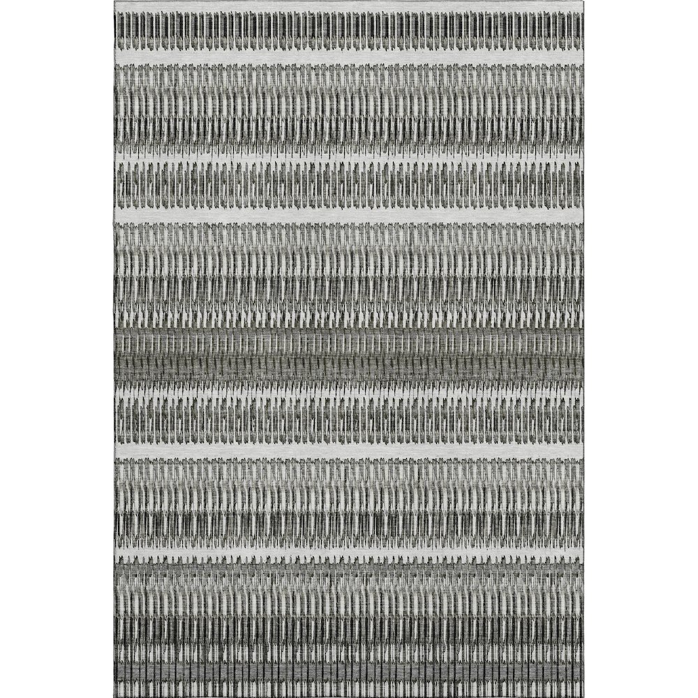 Premium Machine Washable Mayfield  Gray 2'6" x 3'10" Rug. Picture 1