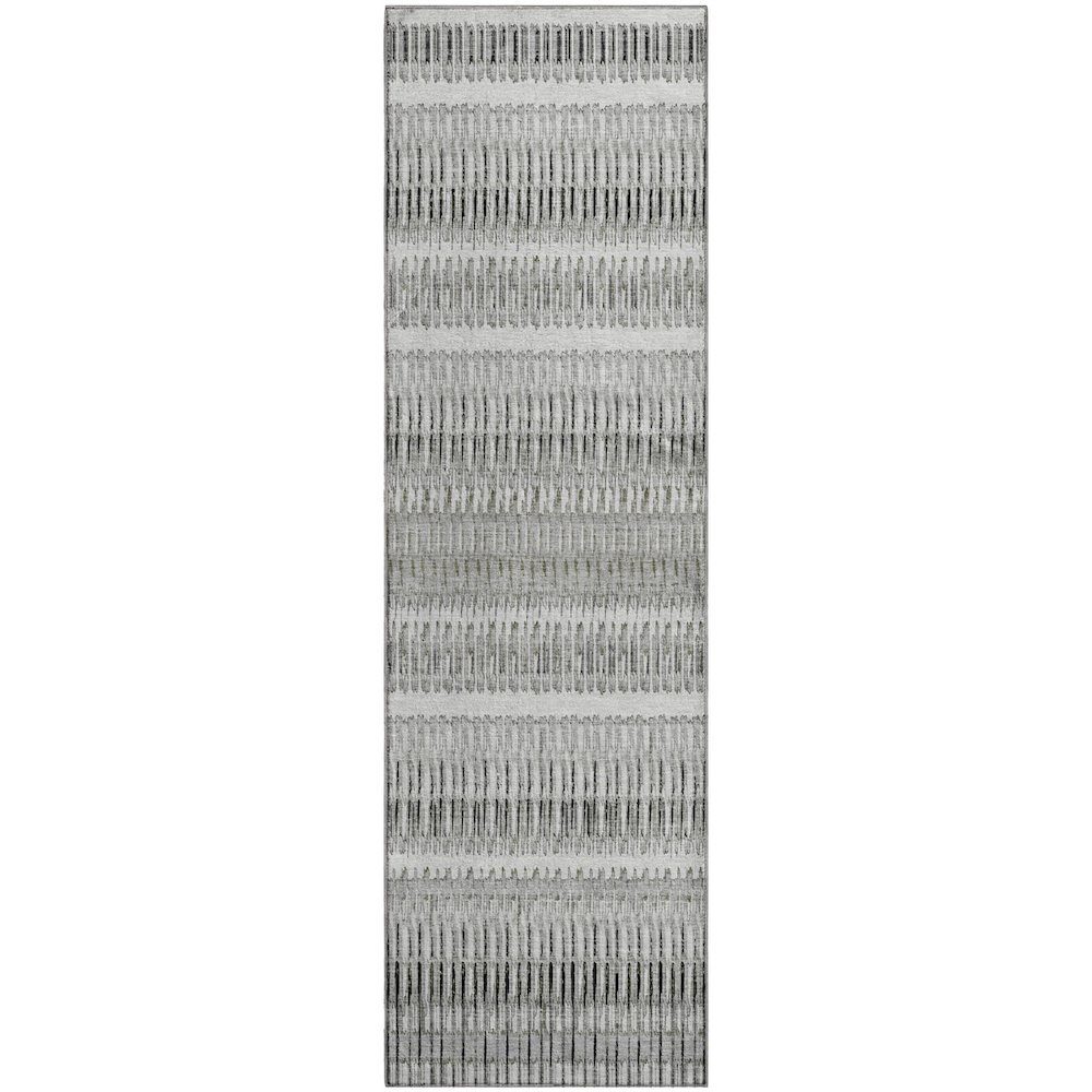 Premium Machine Washable Mayfield  Ivory 2'3" x 7'6" Runner Rug. Picture 1