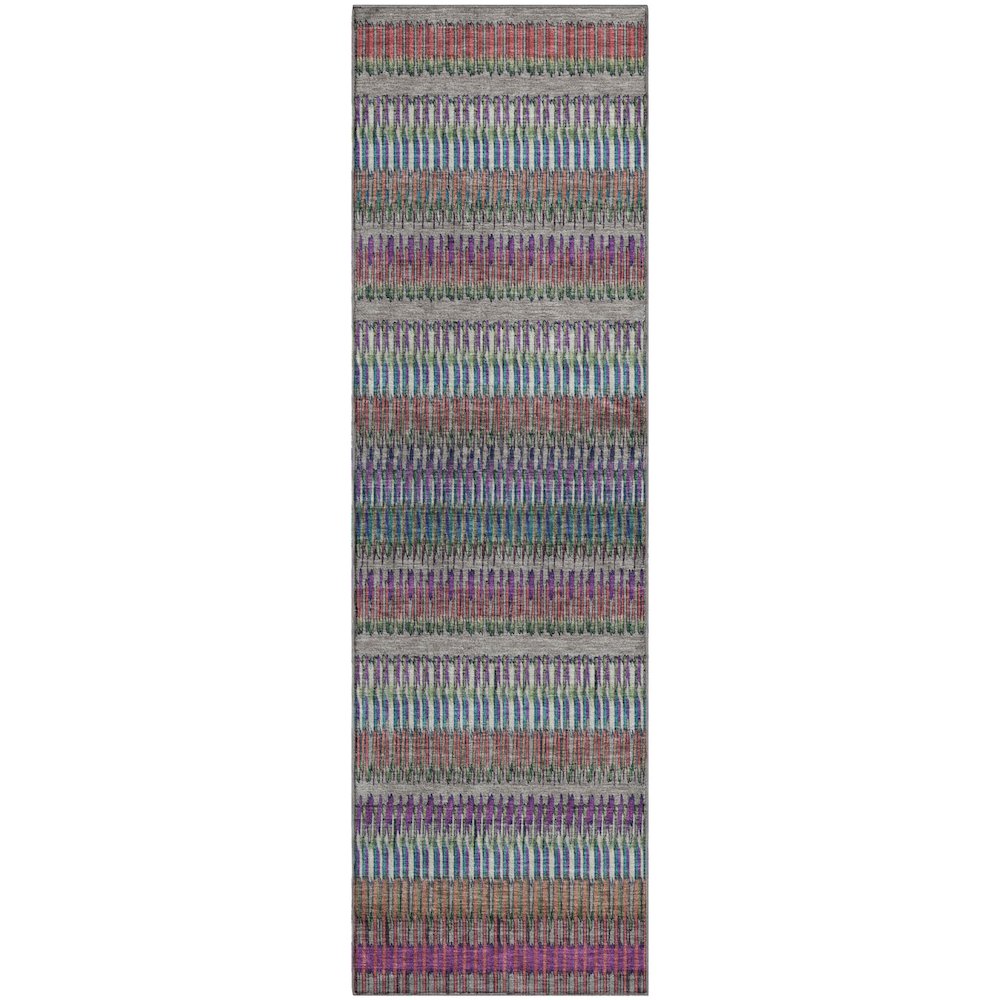 Premium Machine Washable Mayfield  Taupe 2'3" x 7'6" Runner Rug. Picture 1