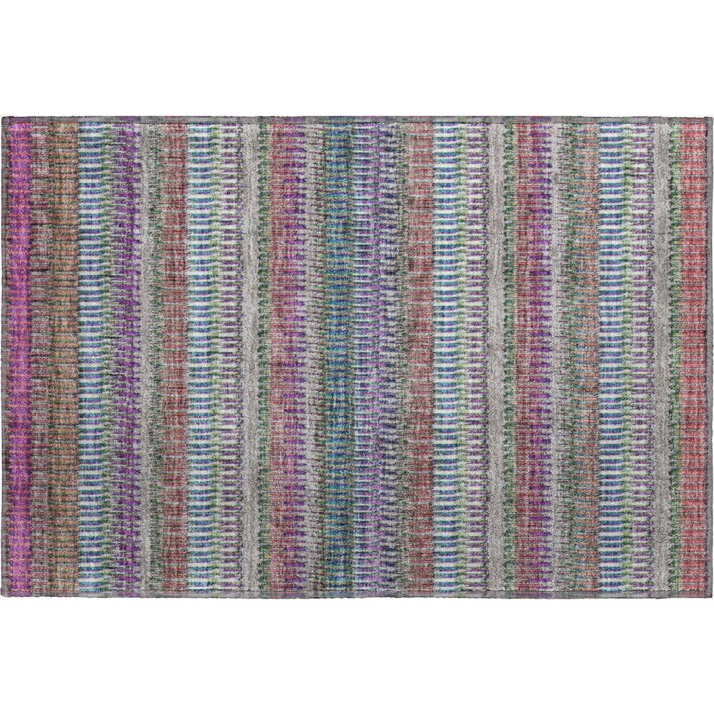 Premium Machine Washable Mayfield  Taupe 1'8" x 2'6" Rug. Picture 1