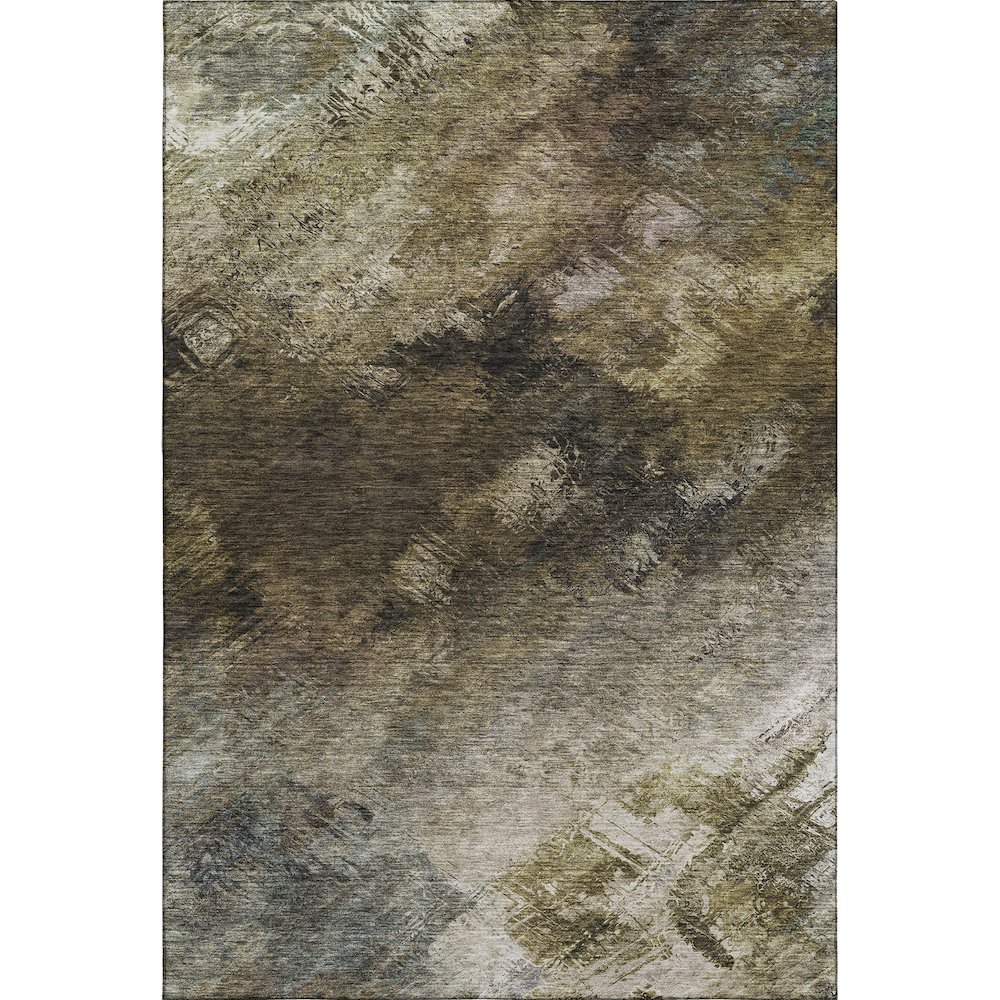 Premium Machine Washable Mayfield  Chocolate 2'6" x 3'10" Rug. Picture 1