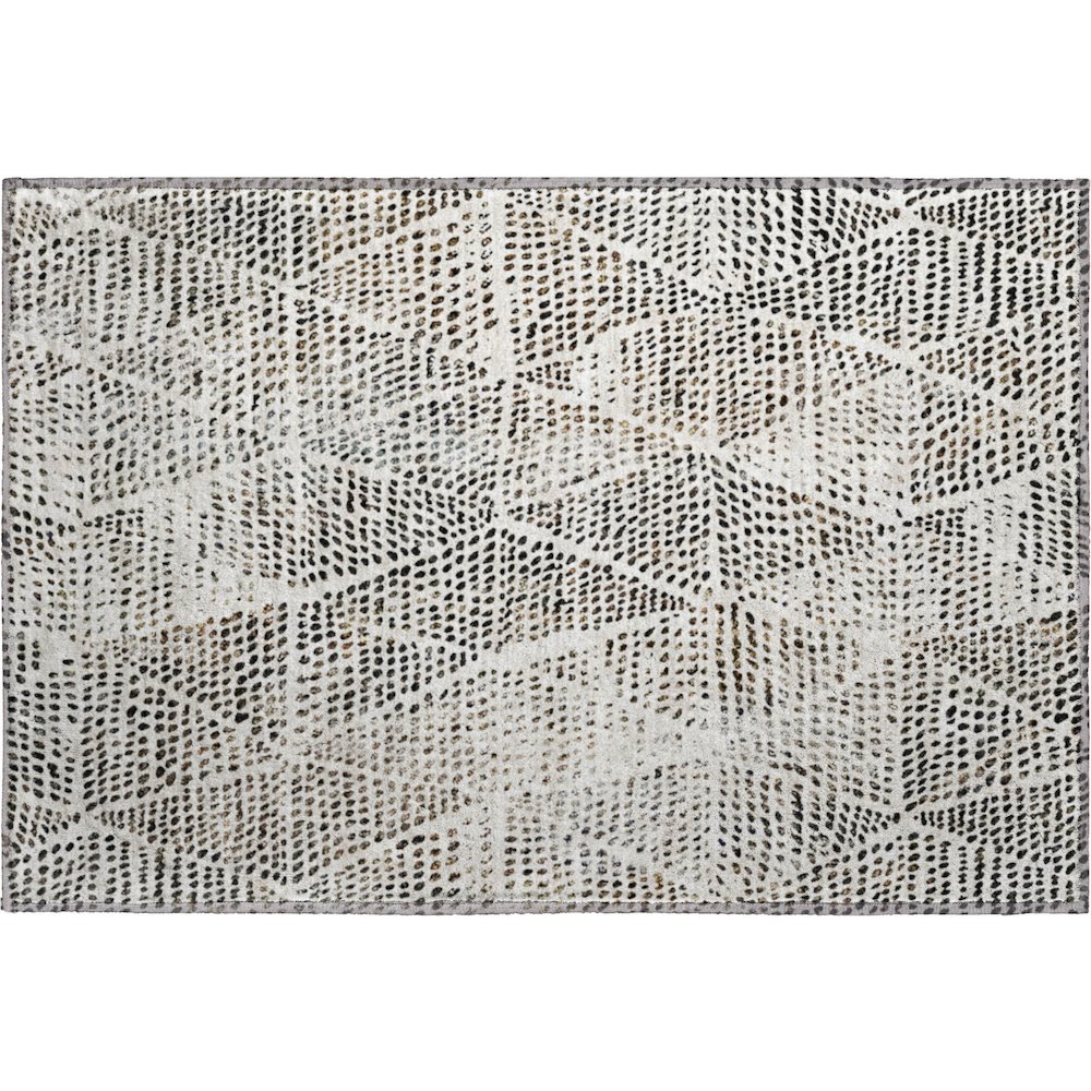 Premium Machine Washable Mayfield  Ivory 1'8" x 2'6" Rug. Picture 1