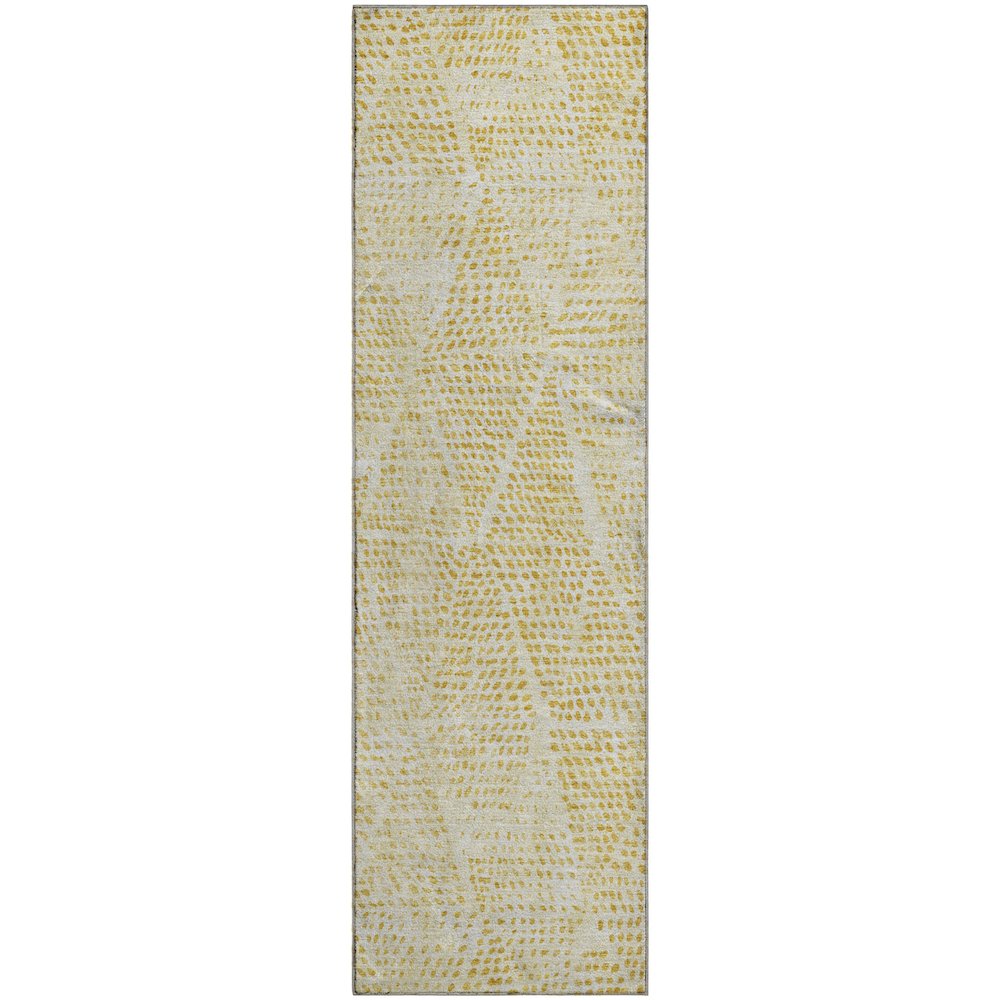 Premium Machine Washable Mayfield  Wheat 2'3" x 7'6" Runner Rug. Picture 1
