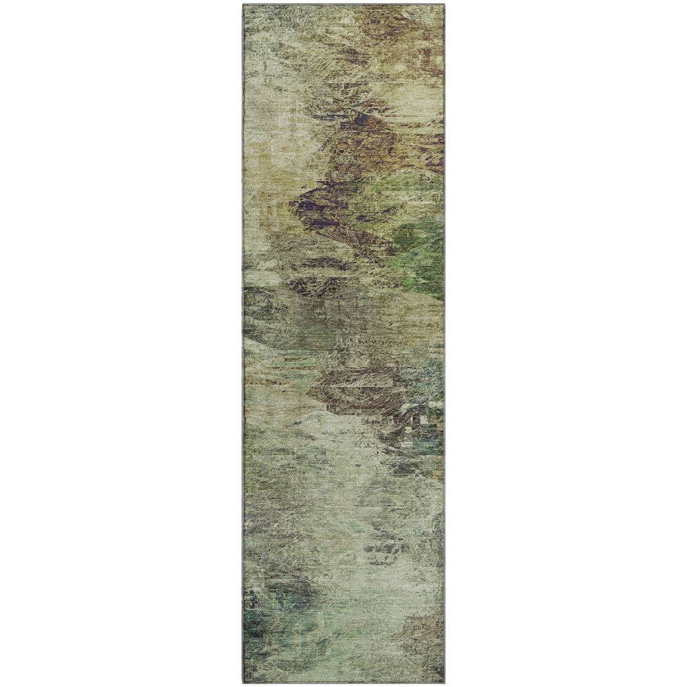 Premium Machine Washable Mayfield  Beige 2'3" x 7'6" Runner Rug. Picture 1
