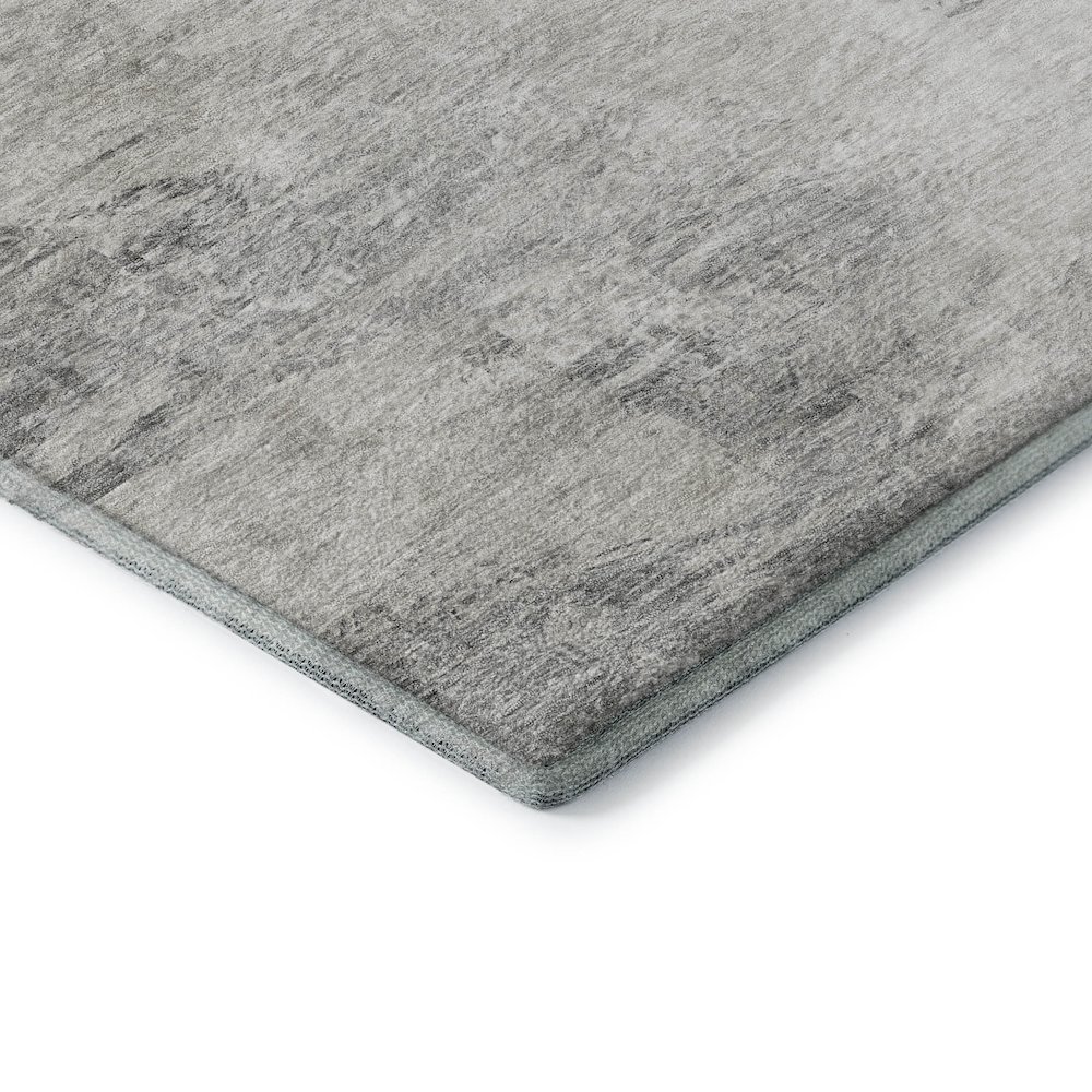 Premium Machine Washable Mayfield  Silver 1'8" x 2'6" Rug. Picture 3