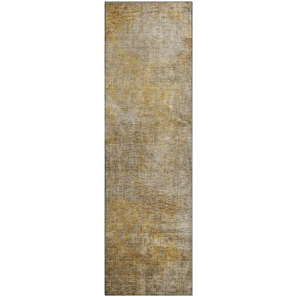Premium Machine Washable Mayfield  Beige 2'3" x 7'6" Runner Rug. Picture 1