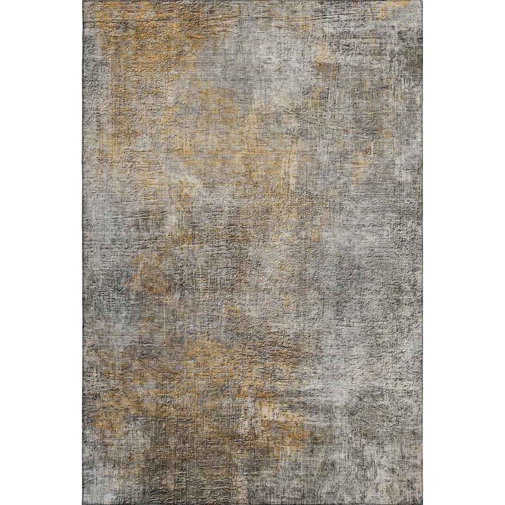 Premium Machine Washable Mayfield  Gray 2'6" x 3'10" Rug. Picture 1
