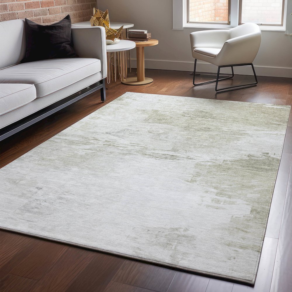 Premium Machine Washable Mayfield  Ivory 2'6" x 3'10" Rug. Picture 5