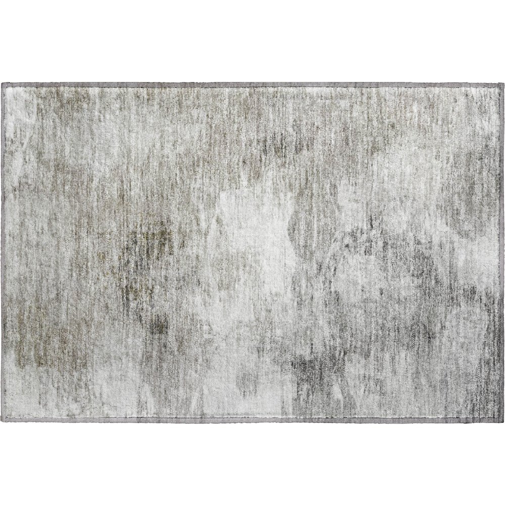 Premium Machine Washable Mayfield  Beige 1'8" x 2'6" Rug. Picture 1