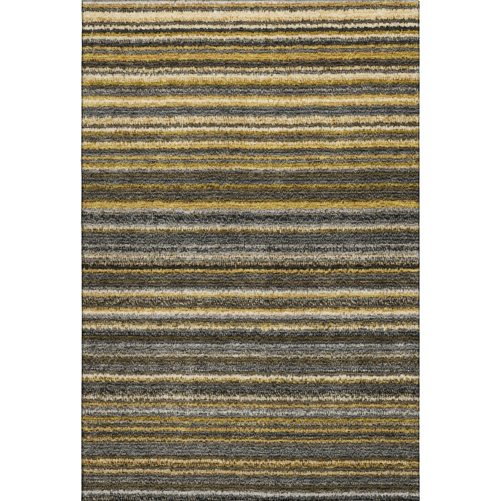 Premium Machine Washable Mayfield  Gold 2'6" x 3'10" Rug. Picture 1
