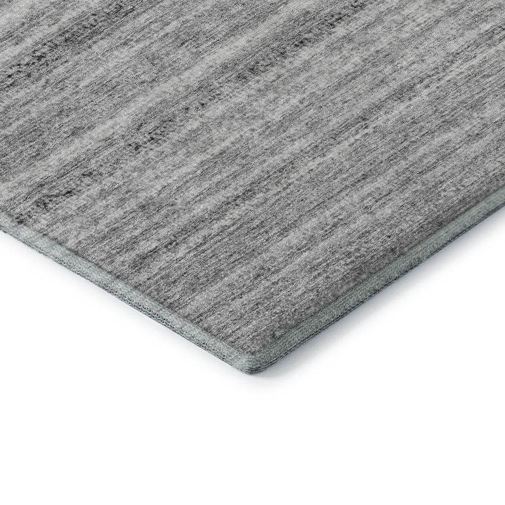 Premium Machine Washable Mayfield  Gray 1'8" x 2'6" Rug. Picture 3