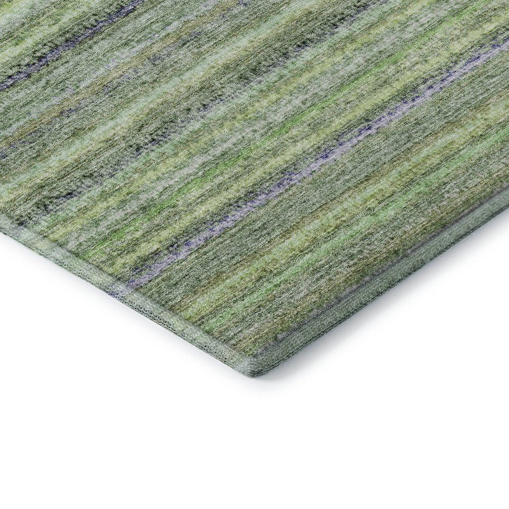 Premium Machine Washable Mayfield  Green 1'8" x 2'6" Rug. Picture 3