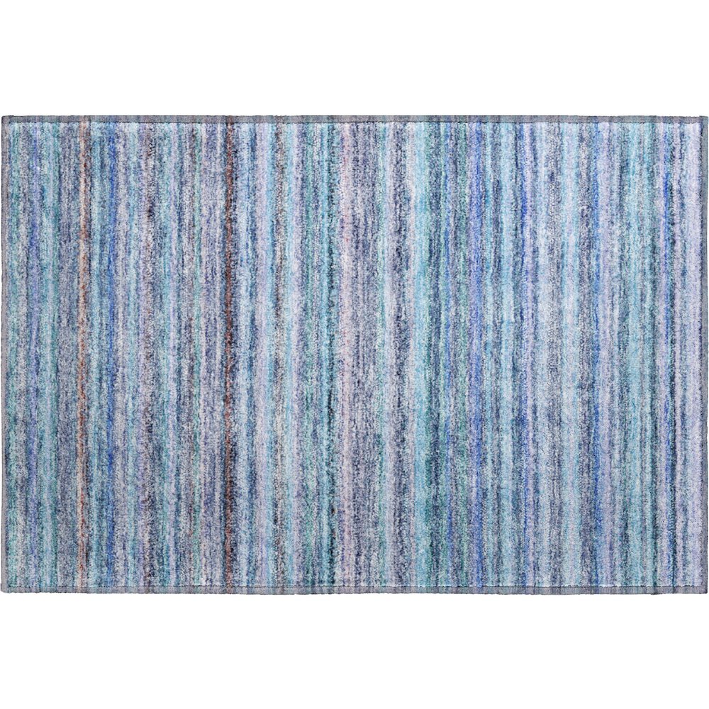 Premium Machine Washable Mayfield  Sky 1'8" x 2'6" Rug. Picture 1
