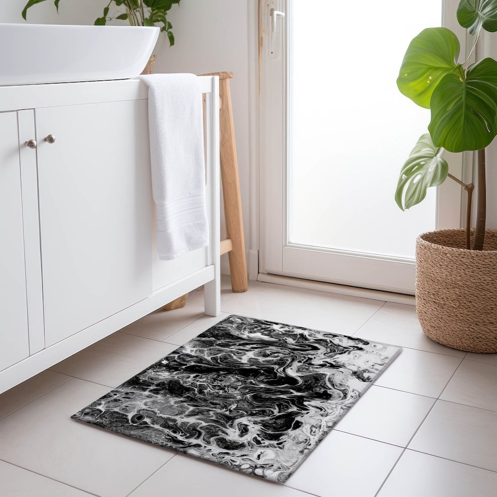 Premium Machine Washable Mayfield  Taboo 1'8" x 2'6" Rug. Picture 5