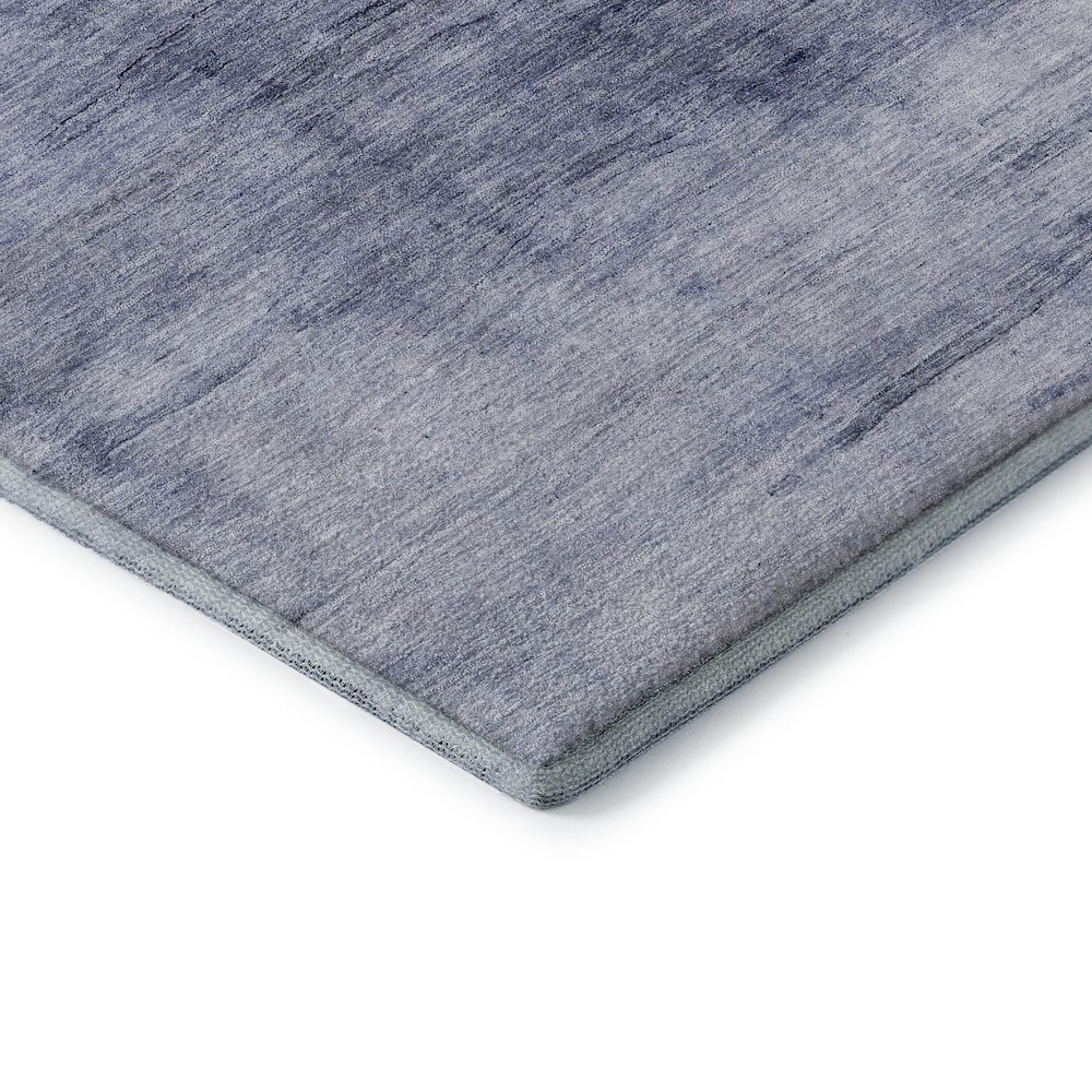 Premium Machine Washable Mayfield  Navy 1'8" x 2'6" Rug. Picture 3