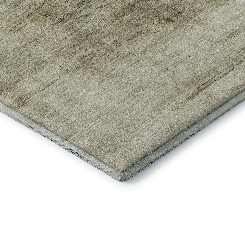 Premium Machine Washable Mayfield  Taupe 1'8" x 2'6" Rug. Picture 3