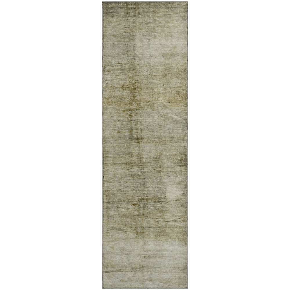 Premium Machine Washable Mayfield  Taupe 2'3" x 7'6" Runner Rug. Picture 1