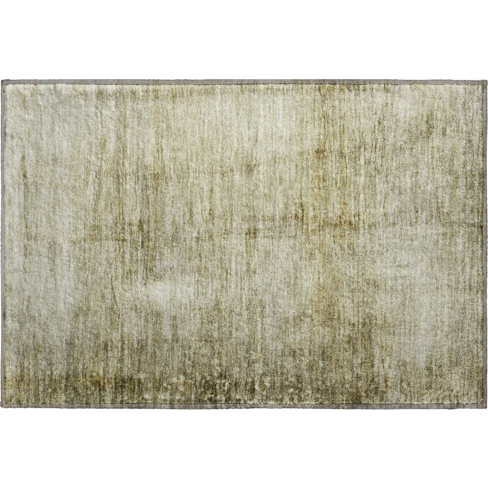 Premium Machine Washable Mayfield  Taupe 1'8" x 2'6" Rug. Picture 1