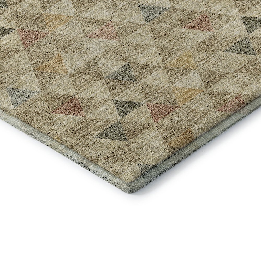 Premium Machine Washable Mayfield  Beige 1'8" x 2'6" Rug. Picture 3