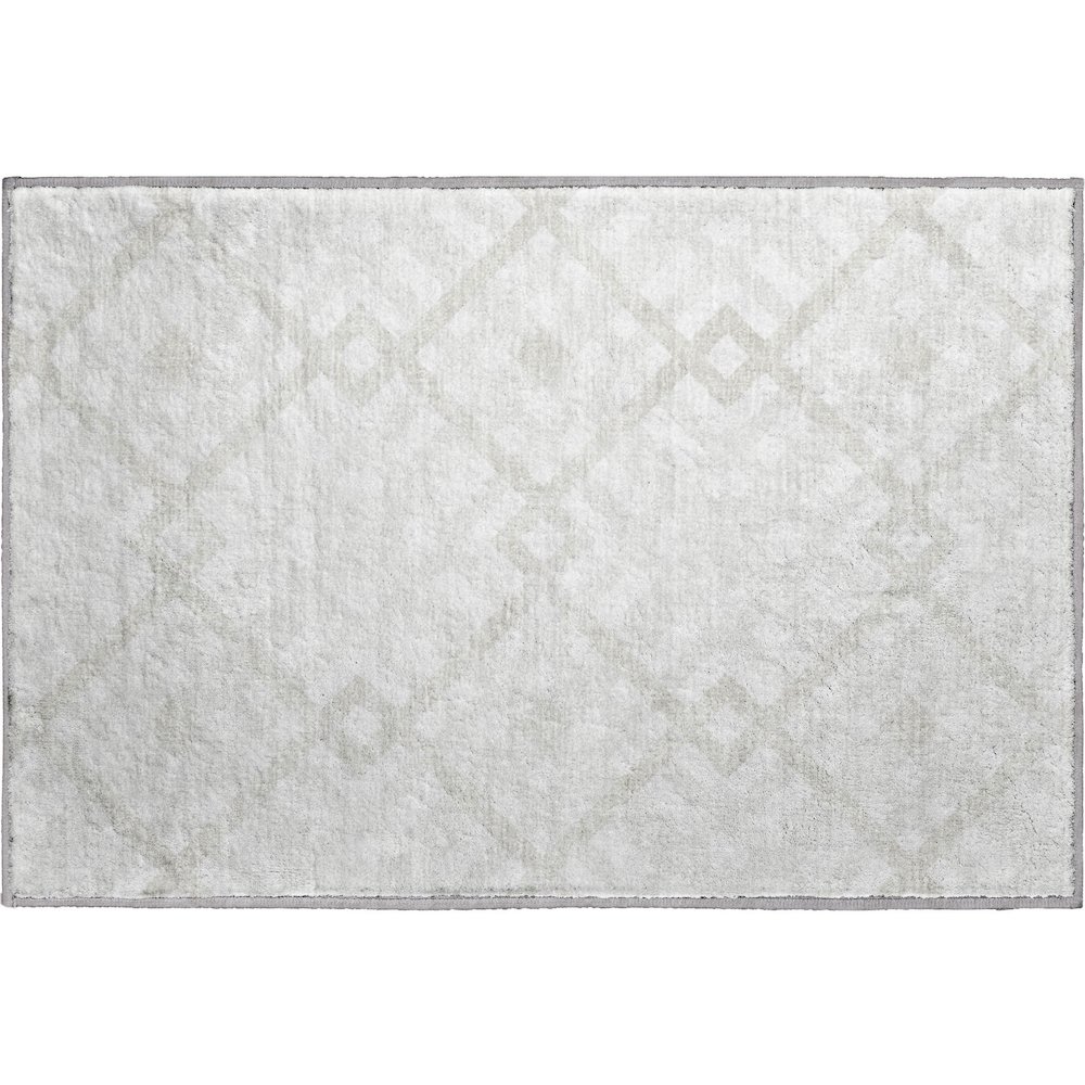 Premium Machine Washable Mayfield  Ivory 1'8" x 2'6" Rug. Picture 1