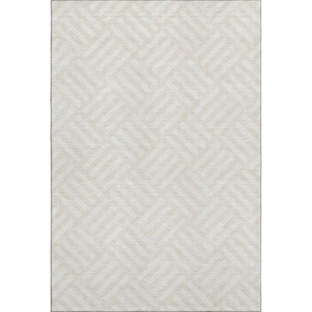 Premium Machine Washable Mayfield  Ivory 2'6" x 3'10" Rug. Picture 1