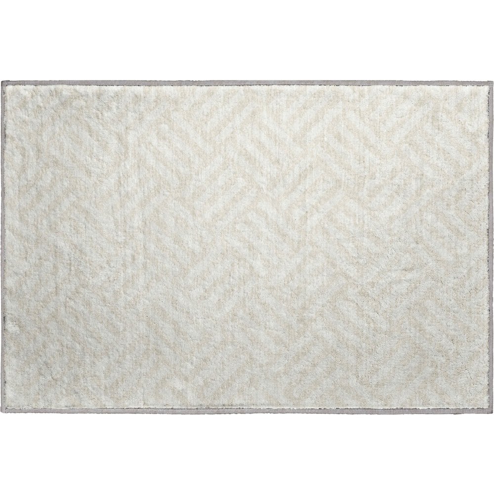 Premium Machine Washable Mayfield  Ivory 1'8" x 2'6" Rug. Picture 1